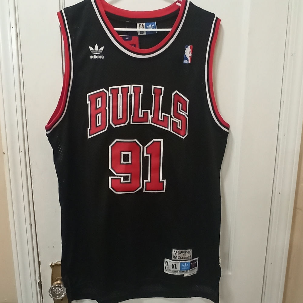 NWT Adidas Dennis Rodman Chicago Bulls  Hardwood Classics Swingma XL